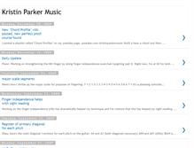 Tablet Screenshot of kristinparkermusic.blogspot.com