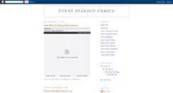 Desktop Screenshot of funnystandupcomics.blogspot.com