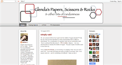 Desktop Screenshot of papersscissorsrocks.blogspot.com
