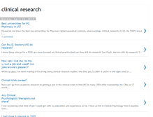 Tablet Screenshot of clinical-research4.blogspot.com