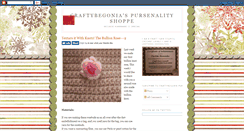 Desktop Screenshot of craftypursenalityshoppe.blogspot.com