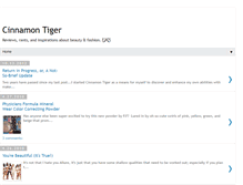 Tablet Screenshot of cinnamontiger.blogspot.com