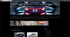 Desktop Screenshot of luxuryautomotive.blogspot.com