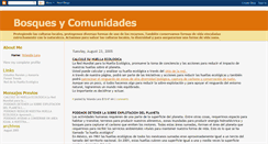 Desktop Screenshot of bosquesycomunidades.blogspot.com