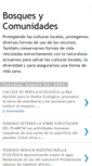 Mobile Screenshot of bosquesycomunidades.blogspot.com