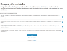 Tablet Screenshot of bosquesycomunidades.blogspot.com