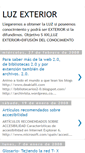 Mobile Screenshot of luzexterior.blogspot.com