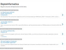 Tablet Screenshot of deptoinformatica.blogspot.com