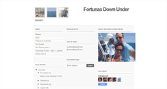 Desktop Screenshot of fortunasdownunder.blogspot.com