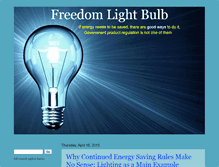 Tablet Screenshot of freedomlightbulb.blogspot.com