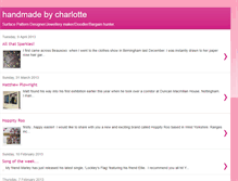 Tablet Screenshot of handmadebycharlotte.blogspot.com