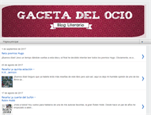 Tablet Screenshot of gacetadelocio.blogspot.com