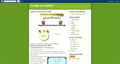 Desktop Screenshot of ismael-lavidaylaciencia.blogspot.com