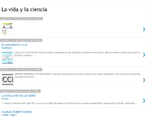 Tablet Screenshot of ismael-lavidaylaciencia.blogspot.com