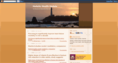 Desktop Screenshot of naturalhealthupdate.blogspot.com
