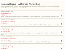 Tablet Screenshot of domainbagger.blogspot.com