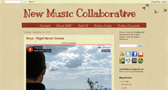Desktop Screenshot of newmusicco.blogspot.com