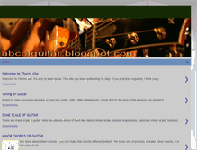 Tablet Screenshot of abcofguitar.blogspot.com