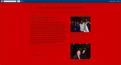 Desktop Screenshot of louwilliamsfoundation.blogspot.com