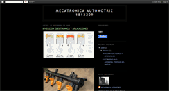 Desktop Screenshot of mecatronicoautomotriz.blogspot.com