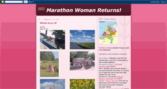 Desktop Screenshot of marathonwomanreturns.blogspot.com