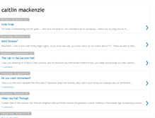 Tablet Screenshot of caitlinmackenzieblog.blogspot.com