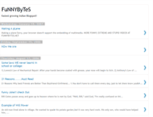Tablet Screenshot of funnybytes.blogspot.com