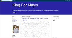 Desktop Screenshot of kingformayor.blogspot.com