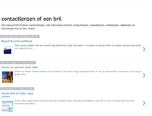 Tablet Screenshot of contactlenzen-of-een-bril.blogspot.com