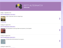 Tablet Screenshot of dittalternativ.blogspot.com