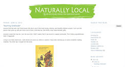 Desktop Screenshot of naturallylocal.blogspot.com