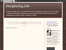 Tablet Screenshot of deciphering-life.blogspot.com