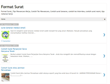 Tablet Screenshot of formatsurat.blogspot.com