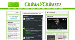 Desktop Screenshot of ciclistayciclismo.blogspot.com