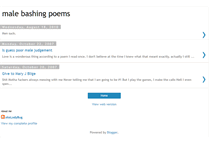 Tablet Screenshot of malebashingpoems.blogspot.com