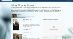 Desktop Screenshot of kidneywingsmyjourney.blogspot.com