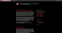 Desktop Screenshot of churchwebsitedesign.blogspot.com