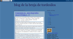 Desktop Screenshot of blogdelabrujadetordesilos.blogspot.com