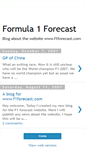 Mobile Screenshot of f1forecast.blogspot.com