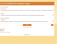 Tablet Screenshot of laviecachedunpoissonrouge.blogspot.com