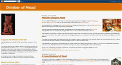 Desktop Screenshot of drinkerofmead.blogspot.com