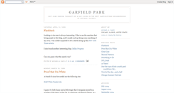 Desktop Screenshot of garfieldpark.blogspot.com