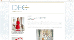 Desktop Screenshot of dec-a-porter.blogspot.com