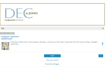 Tablet Screenshot of dec-a-porter.blogspot.com