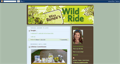 Desktop Screenshot of missreneeswildride.blogspot.com