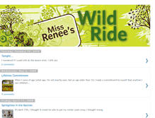 Tablet Screenshot of missreneeswildride.blogspot.com