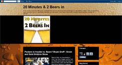 Desktop Screenshot of 20minutes2beersin.blogspot.com