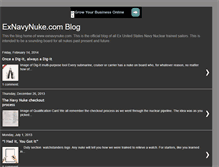 Tablet Screenshot of exnavynuke.blogspot.com