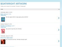 Tablet Screenshot of boatwrightartwork.blogspot.com