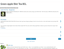 Tablet Screenshot of green-apple-diet-tea.blogspot.com